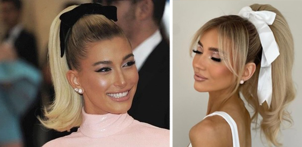 Coleta con lazo en The Beauty Concept Hair