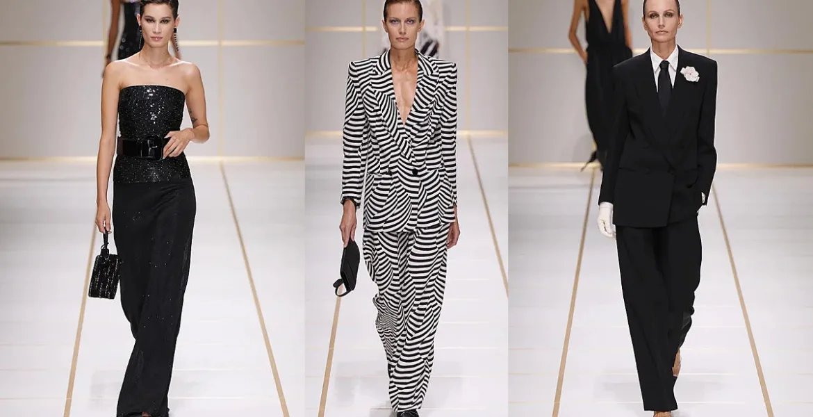peinado efecto mojado giorgio armani