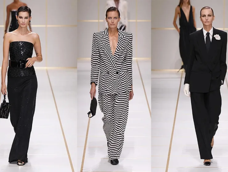 peinado efecto mojado giorgio armani