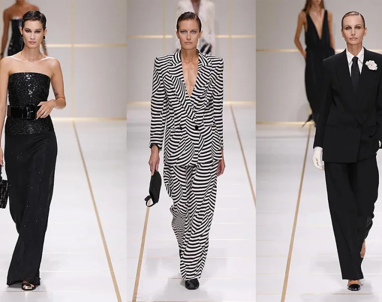 peinado efecto mojado giorgio armani